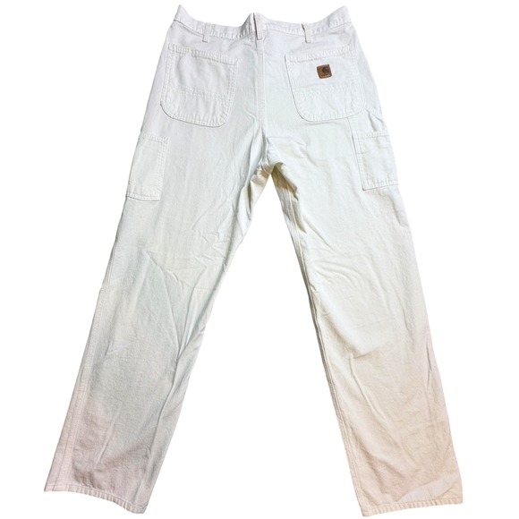 Carhartt Other - Carhartt Pants Mens 36x36 (35x33) White B148 Dungaree Fit Carpenter Utility